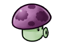 A small night time purple fungus that shoots short range at zombies